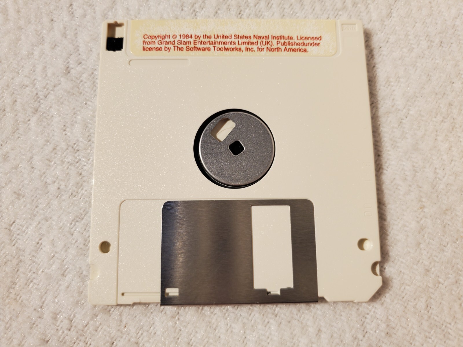 Vintage 1984 The Hunt for Red October 3.5″ Floppy Disk Grand Slam Software