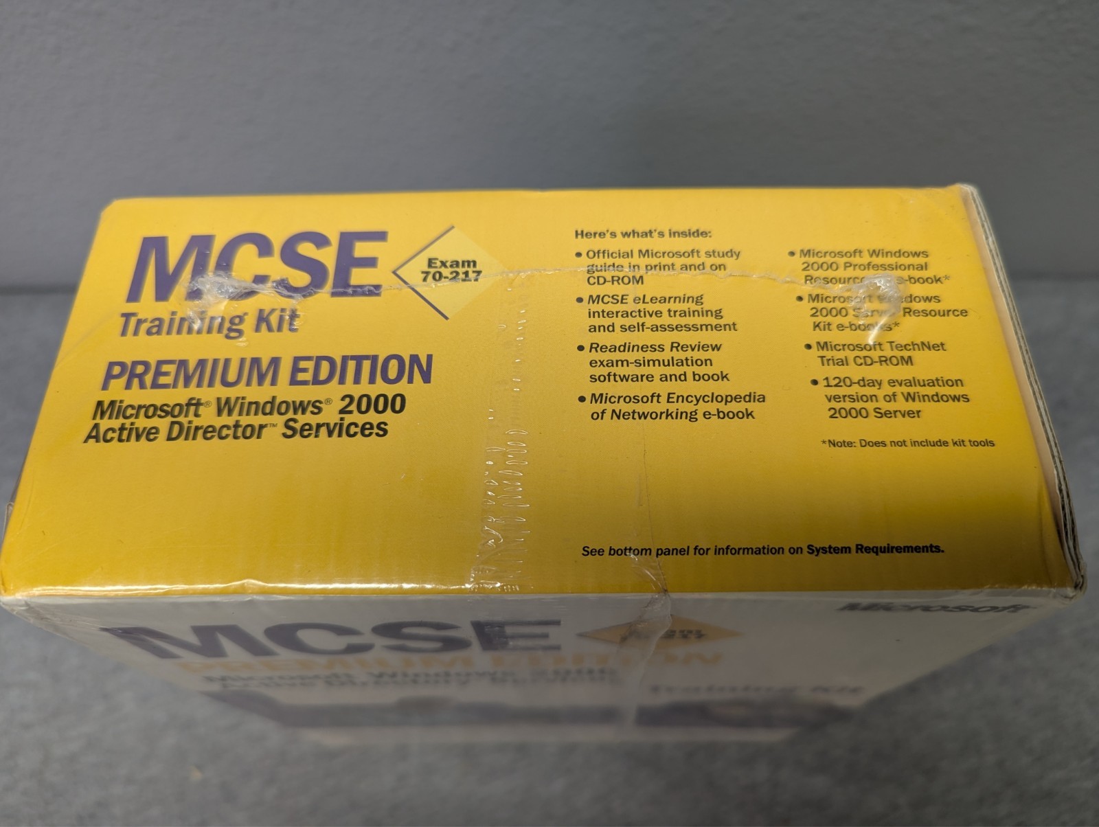 MCSE Exam 70-217 Microsoft Windows 2000 Active Directory Services – Sealed