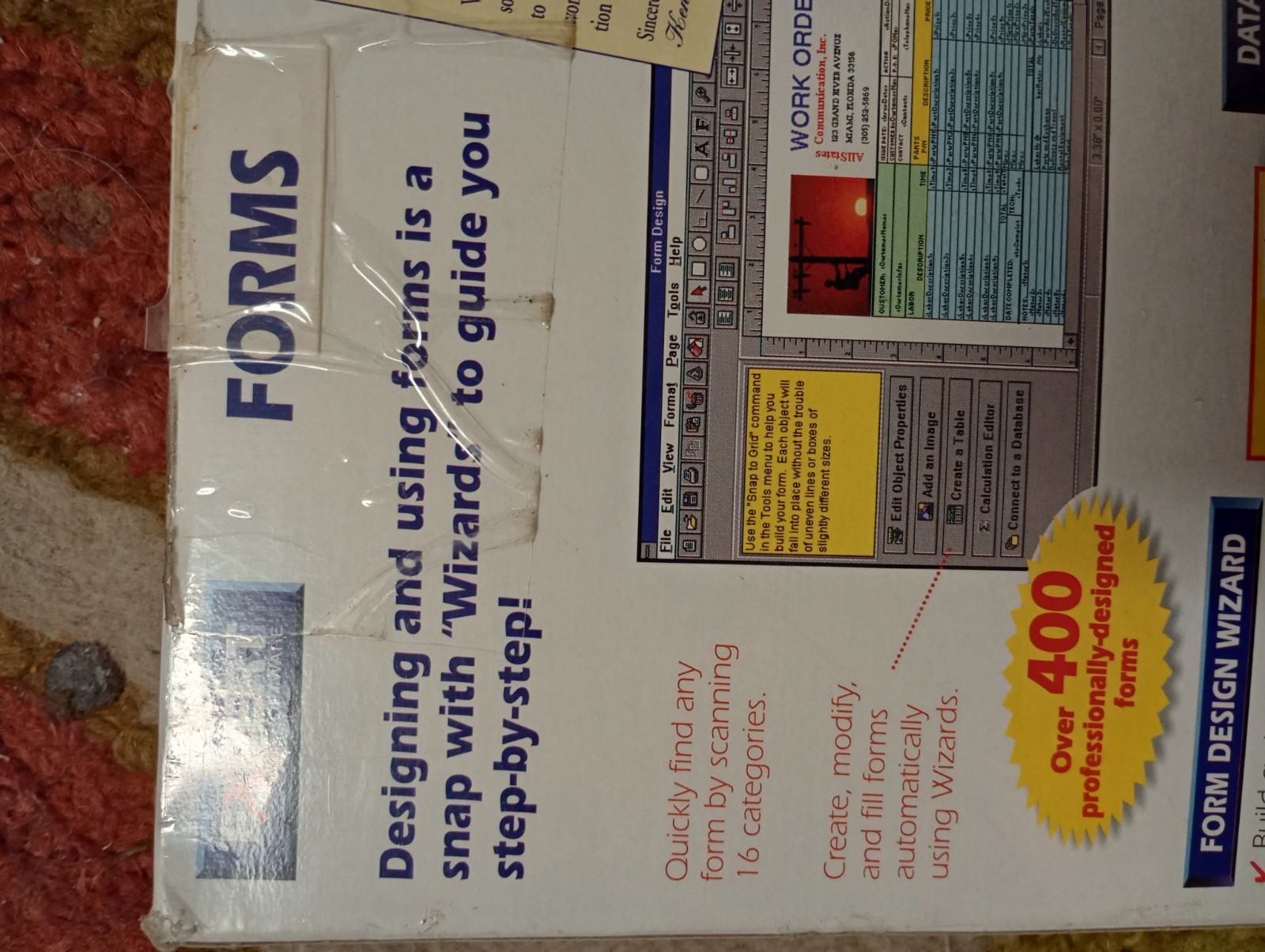Sealed Expert Software Forms For Windows 95 & Windows 3.1 Create Professional Fo