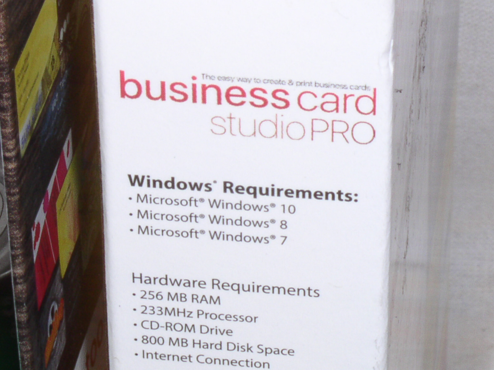SEALED RETAIL BOX SUMMITSOFT BUSINESS CARD STUDIO PRO DOWNLOAD KEY FOR WINDOWS