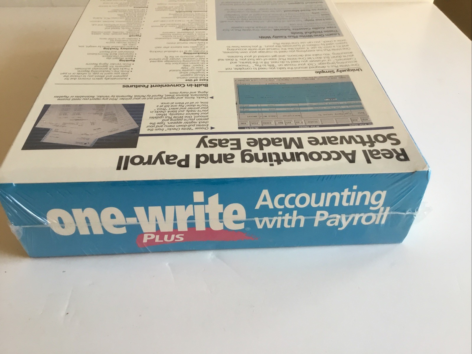 New Sealed One Write Plus Accounting Payroll – Software