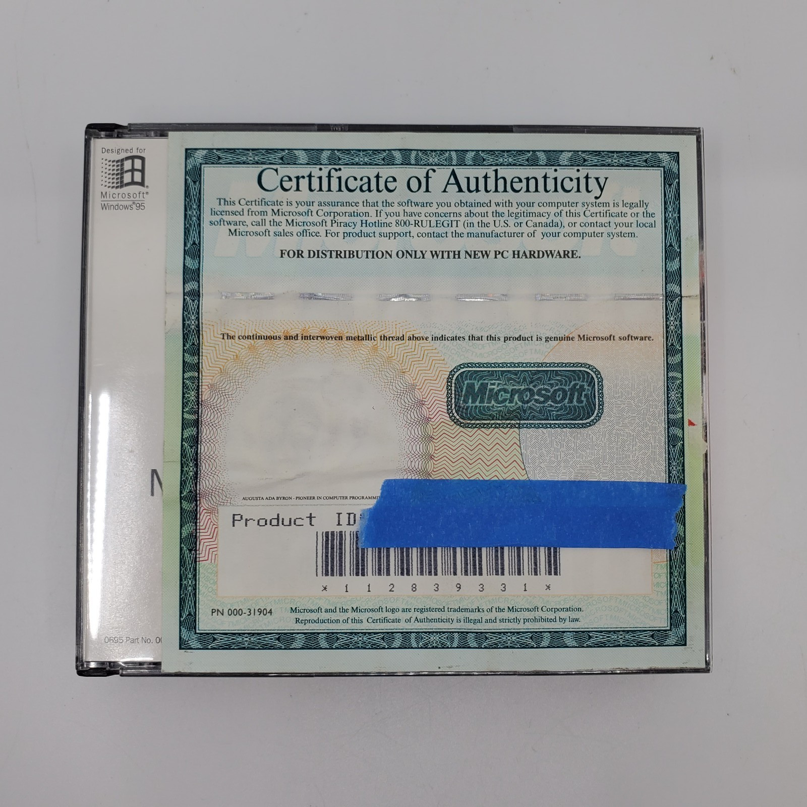 Microsoft Office Professional & Bookshelf for Windows 95 w/ Key and CD