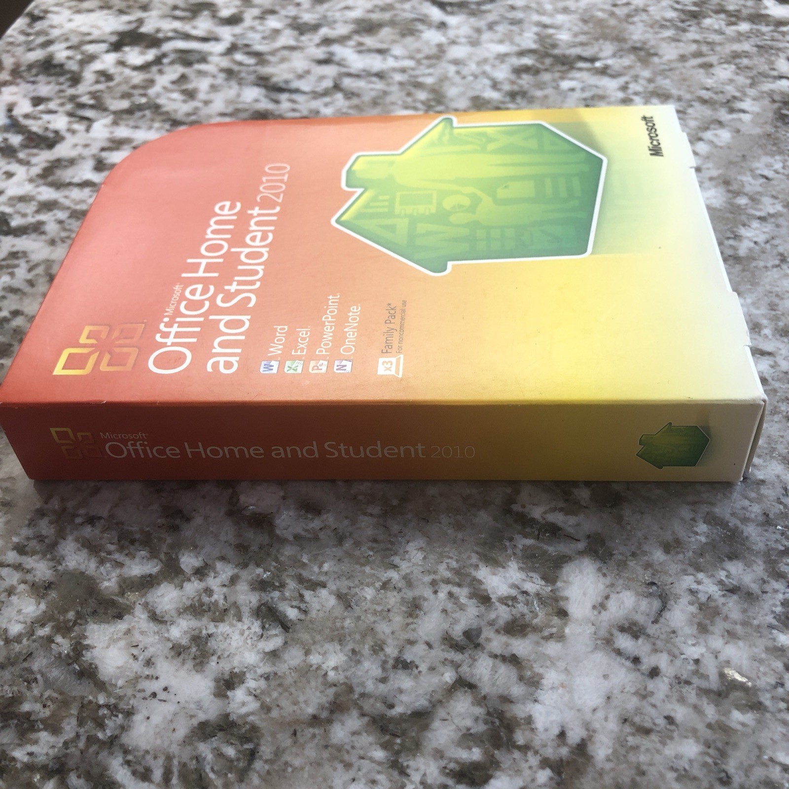 Microsoft Office 2010 Home and Student Family Pack 3 PC Word Excel PowerPoint