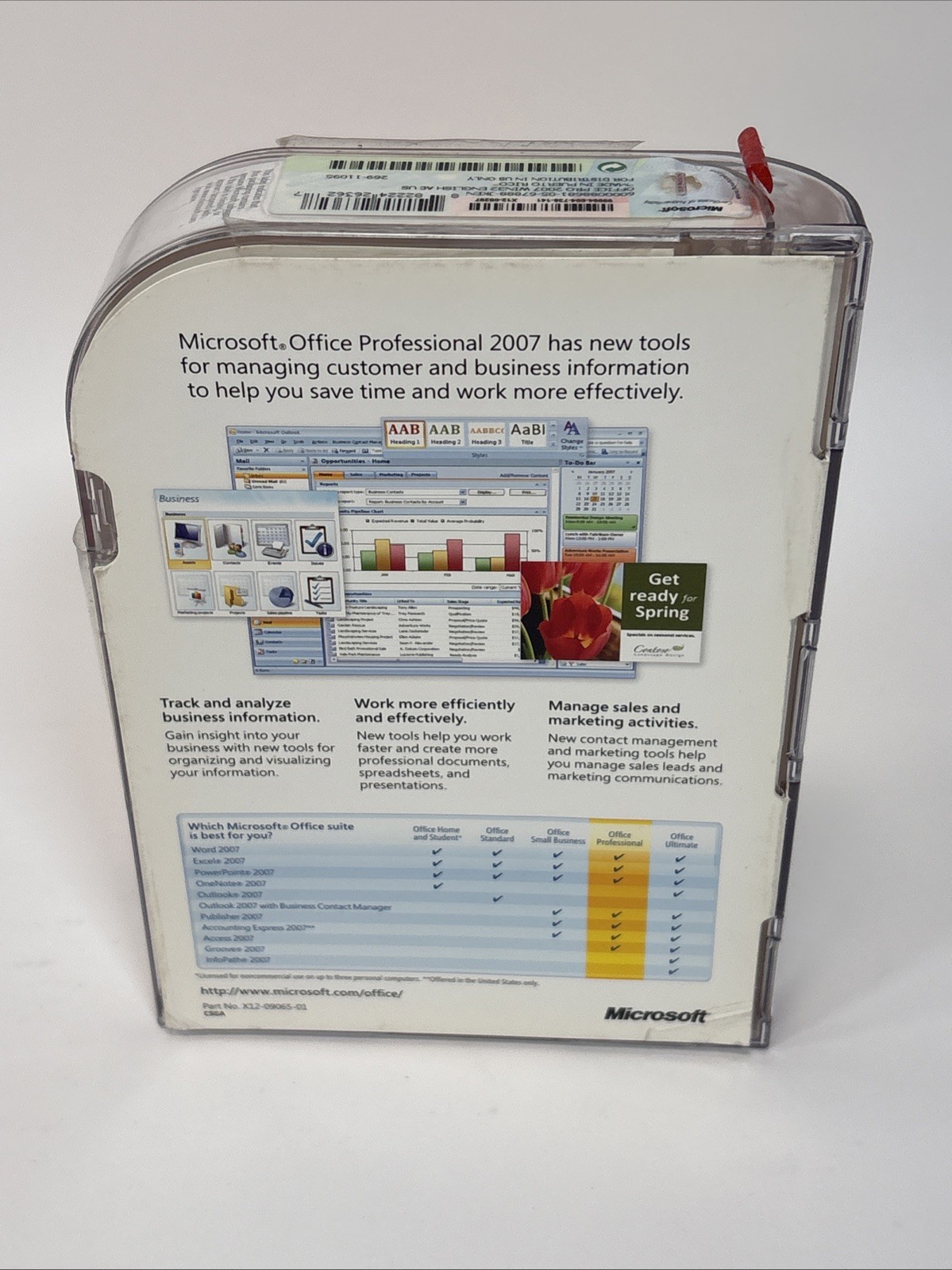 Microsoft Office Professional 2007 -Windows w/ Product Key Academic