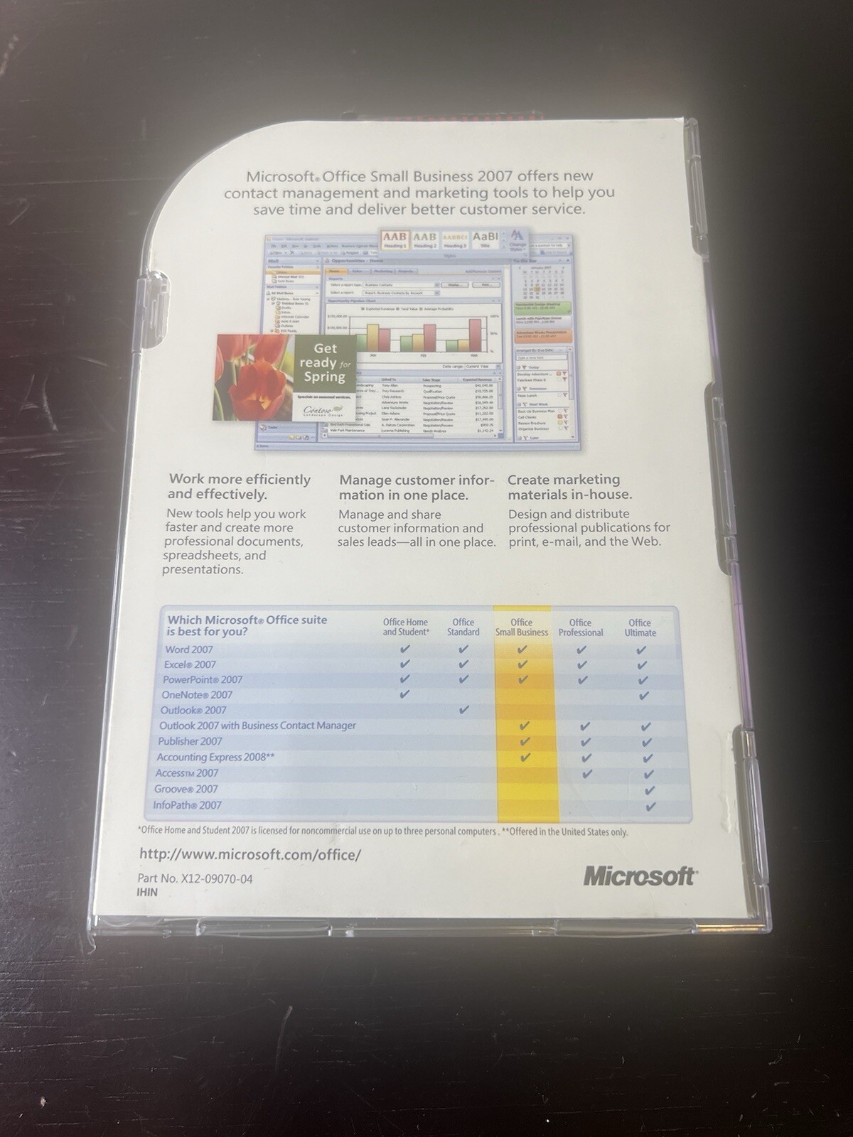 Microsoft Small Business 2007 (Retail) (1 User/s) – Upgrade for Windows…