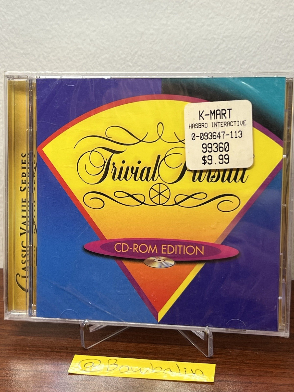 Trivial Pursuit (CD-ROM PC Game, 1994) Hasbro Interactive Vintage New & Sealed
