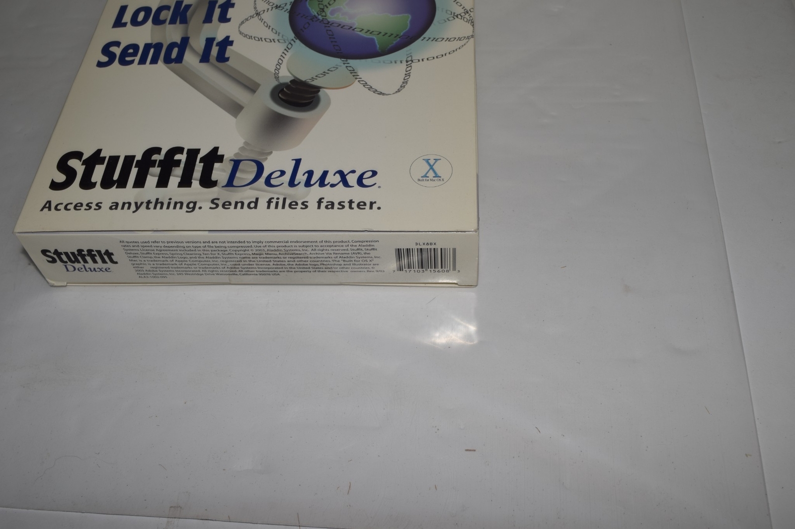 *TC* ALADDIN SYSTEMS STUFFIT LOCK IT SEND IT STUFFIT DELUXE SOFTWARE (JMS8)