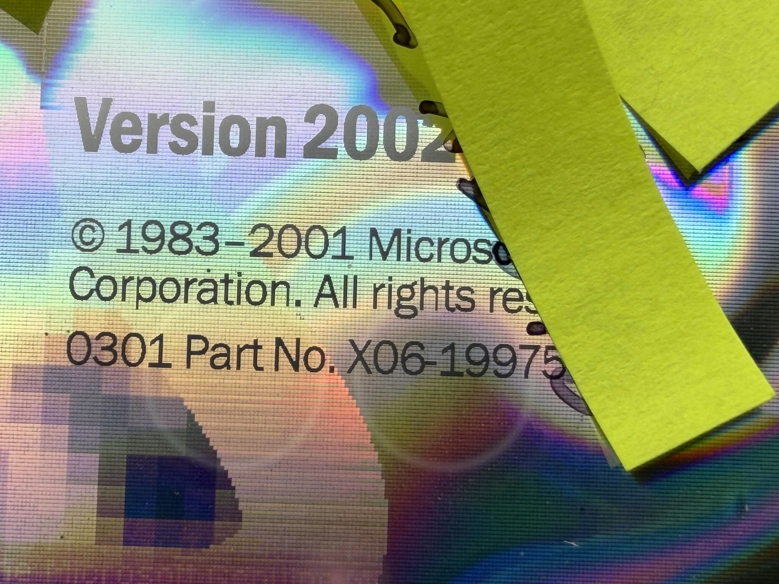 Vintage Microsoft Office XP Standard Version 2002 Discs Lot of 5 OEM Set READ