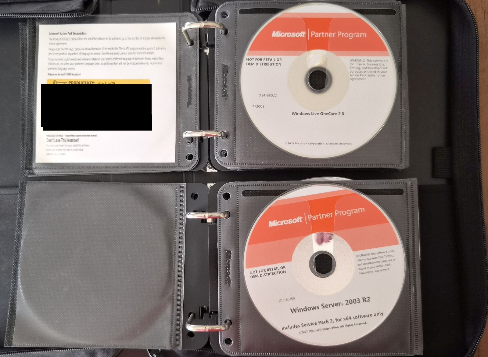 Microsoft Action Pack Subscription 48 Disc Software Collection Partner Program