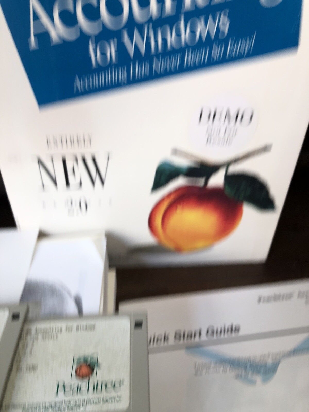 VINTAGE PEACHTREE ACCOUNTING SYSTEM 2.0 For Windows 1993