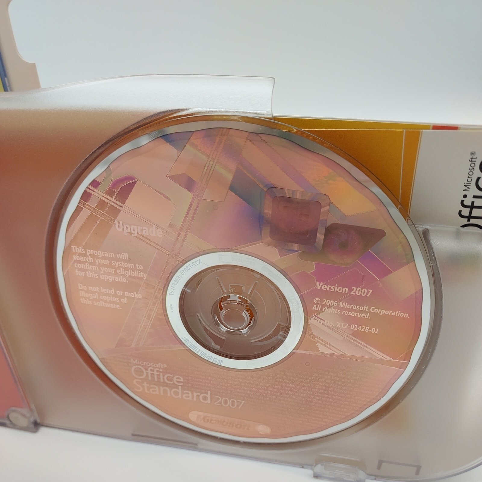 MICROSOFT OFFICE Standard Edition 2007 UPGRADE w/ Key number