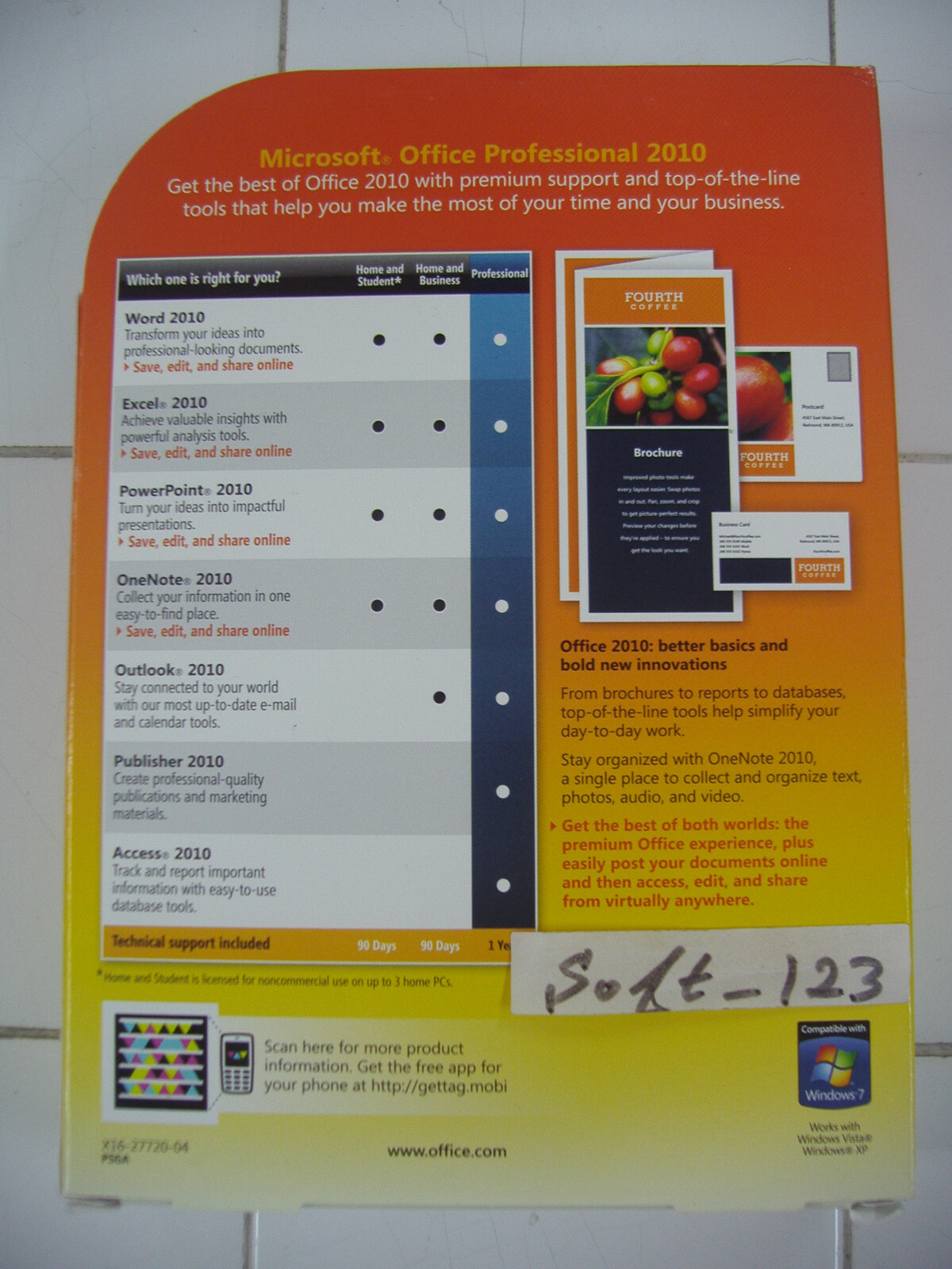 Microsoft Office 2010 Professional For 2 PCs Full English Ver. =NEW RETAIL BOX=