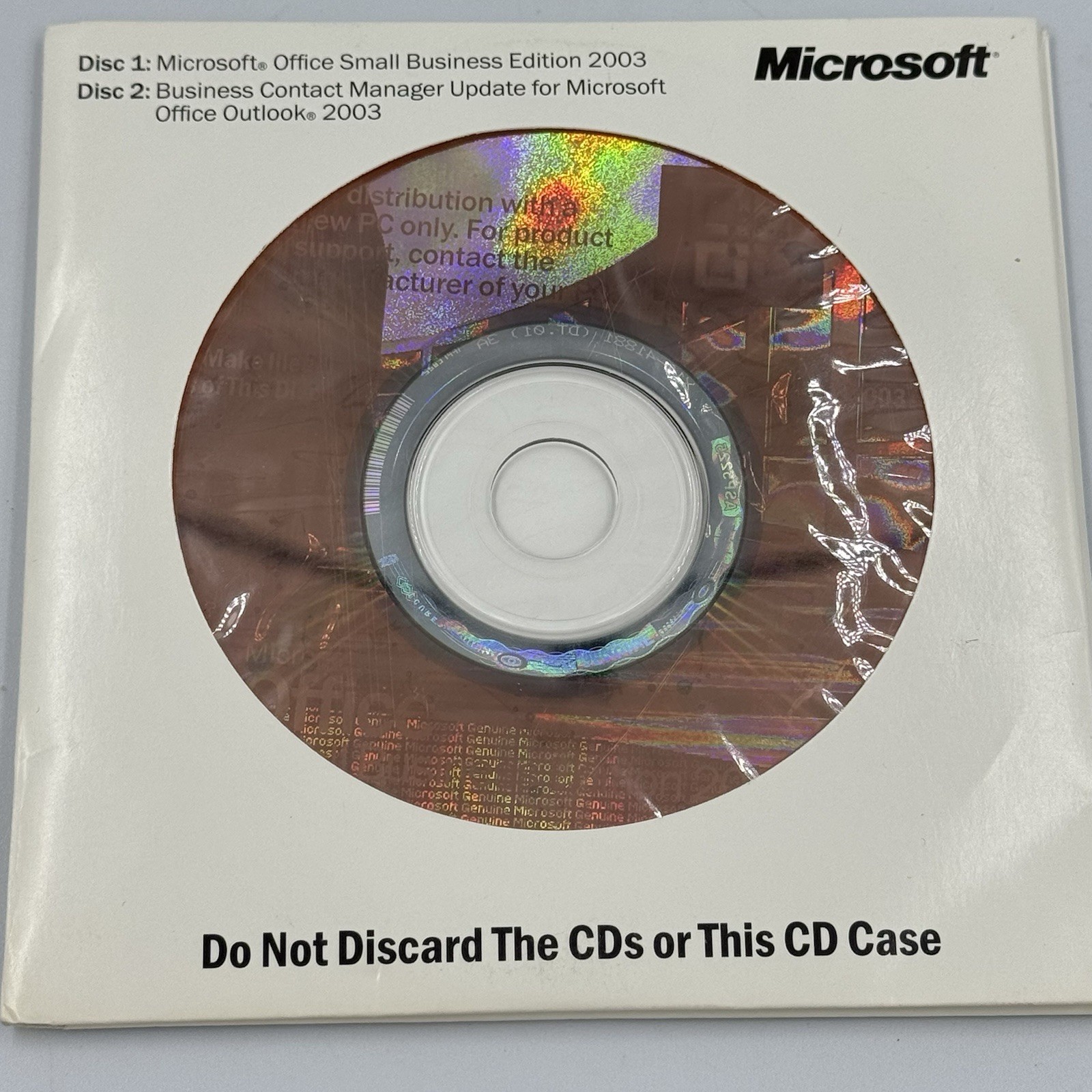 Microsoft Office 2003 Small Business Edition Business Contact Manager