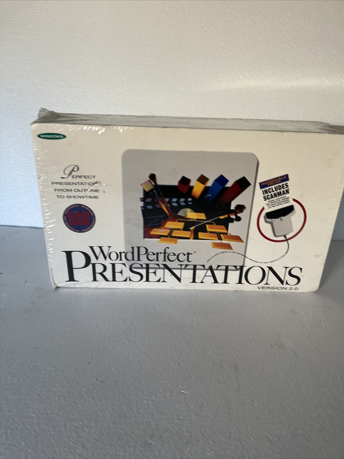 Word Perfect Presentations Version 2.0 With Scanner Sealed.