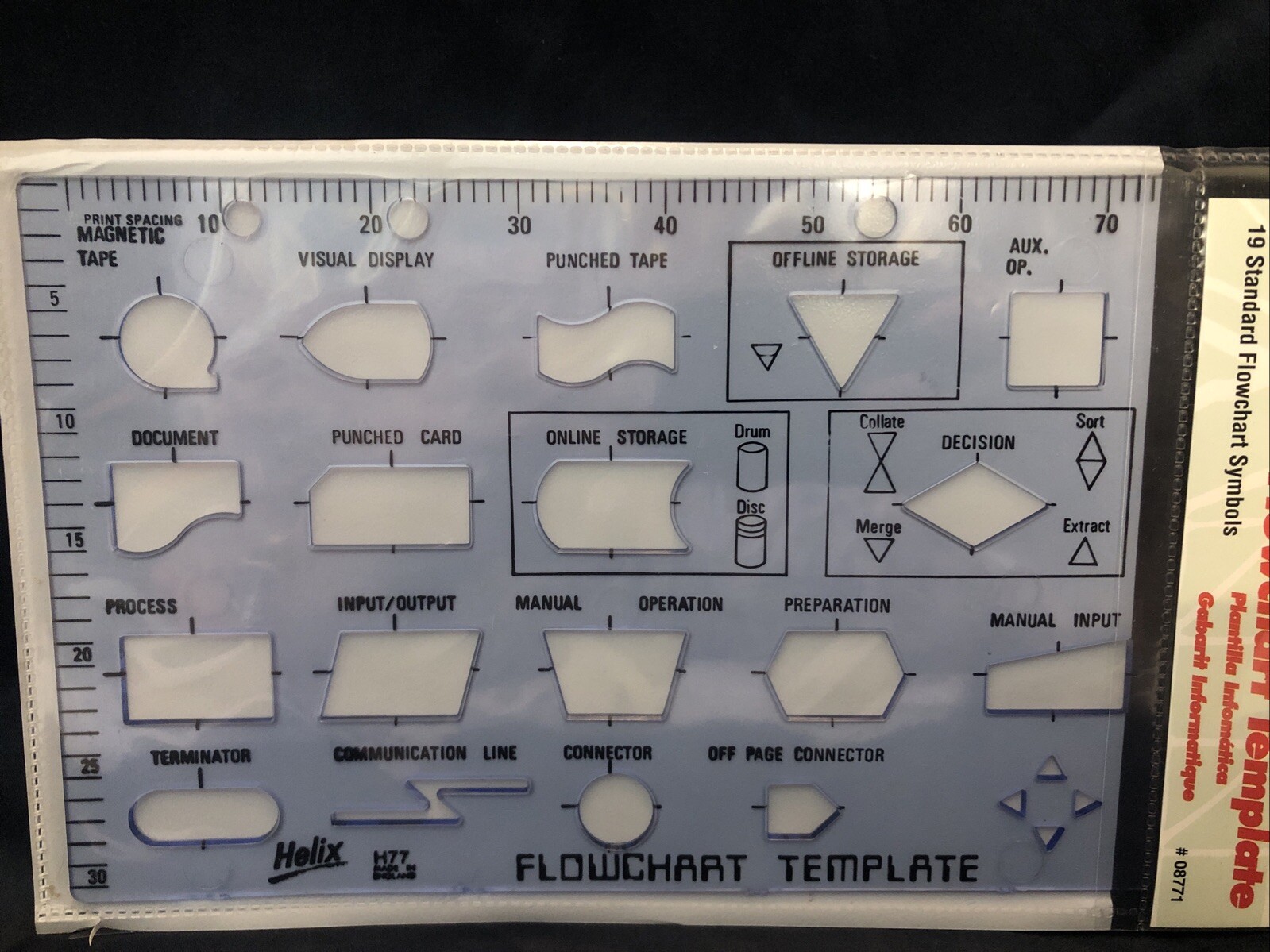 Helix H77 Computer Flowchart Template – Made in England Programming Algorithms
