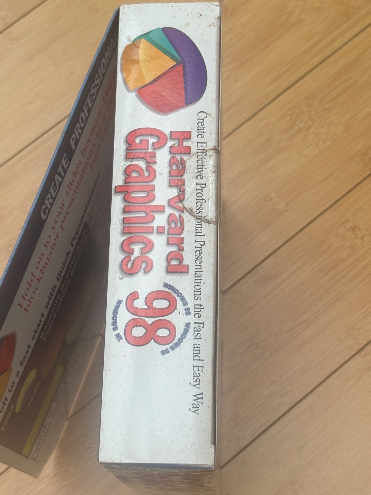 1998 HARVARD GRAPHICS WINDOWS 95 98 NT EFFECTIVE PRESENTATIONS FAST EASY SEALED