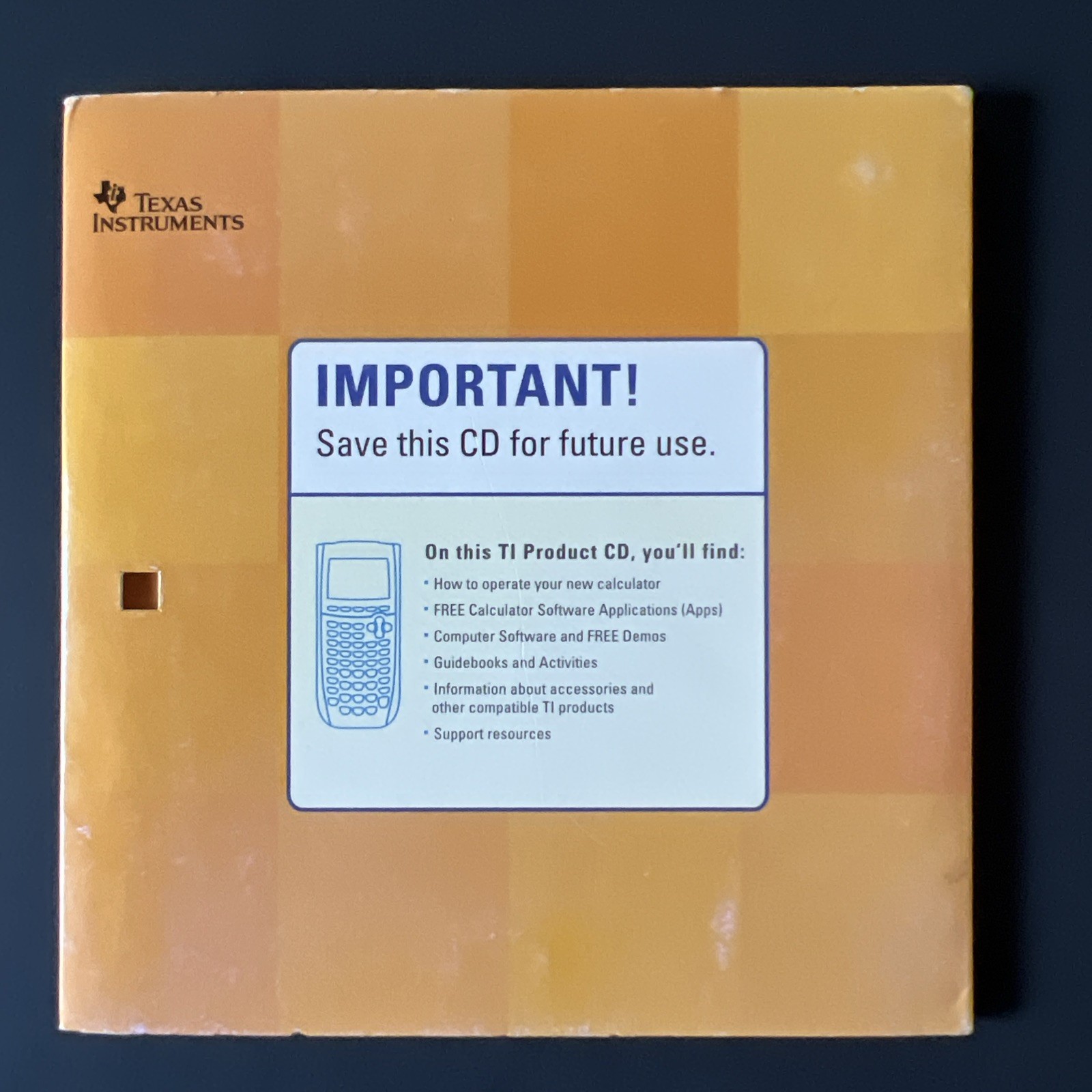 Texas Instruments TI Graphing Product CD v1.4 PC CD-ROM
