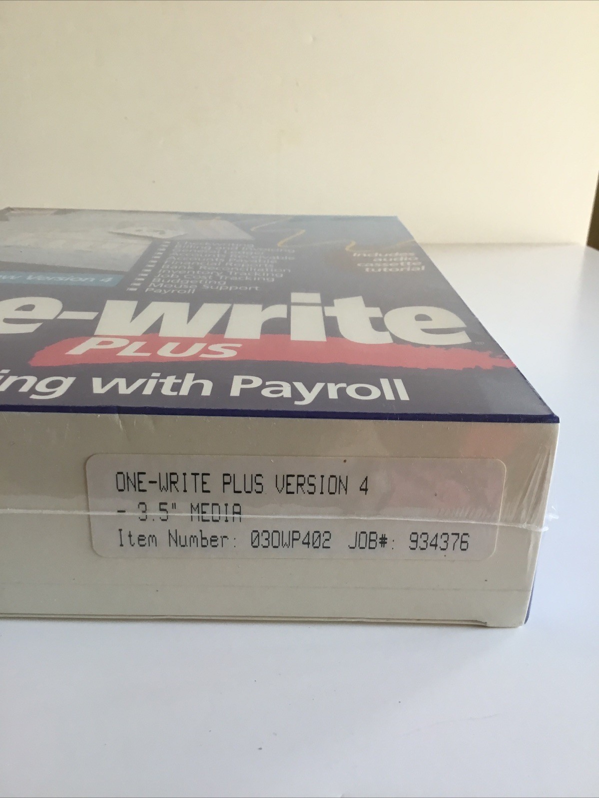 New Sealed One Write Plus Accounting Payroll – Software
