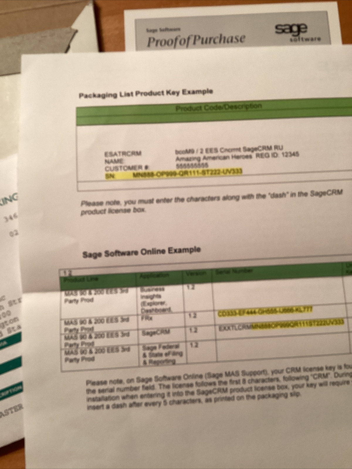 BRAND NEW Sage MAS90 MAS200 Extended Enterprise Suite. DVDs. Sage CRM KEYS