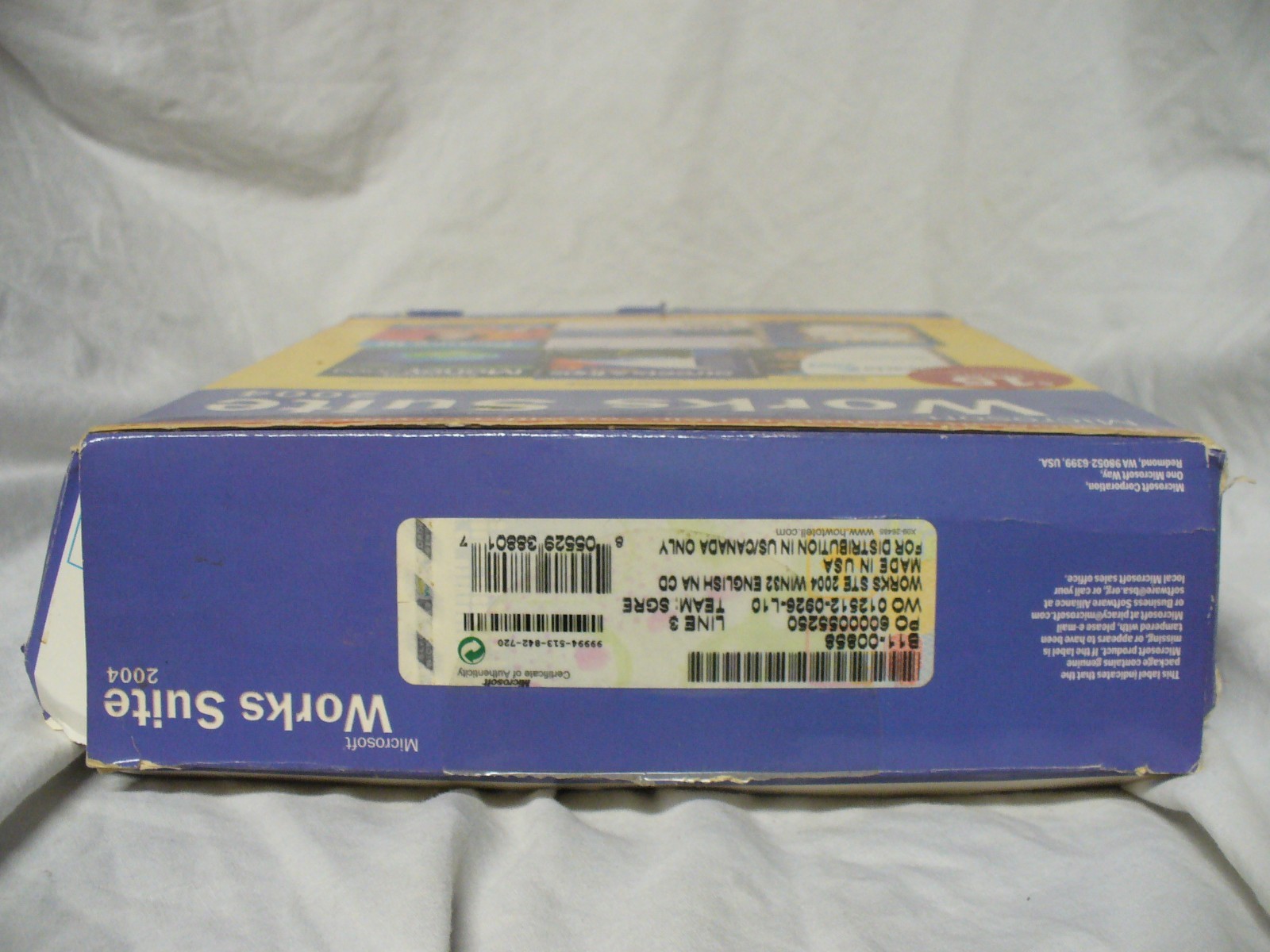 Microsoft Works Suite 2004 In Original Big Box