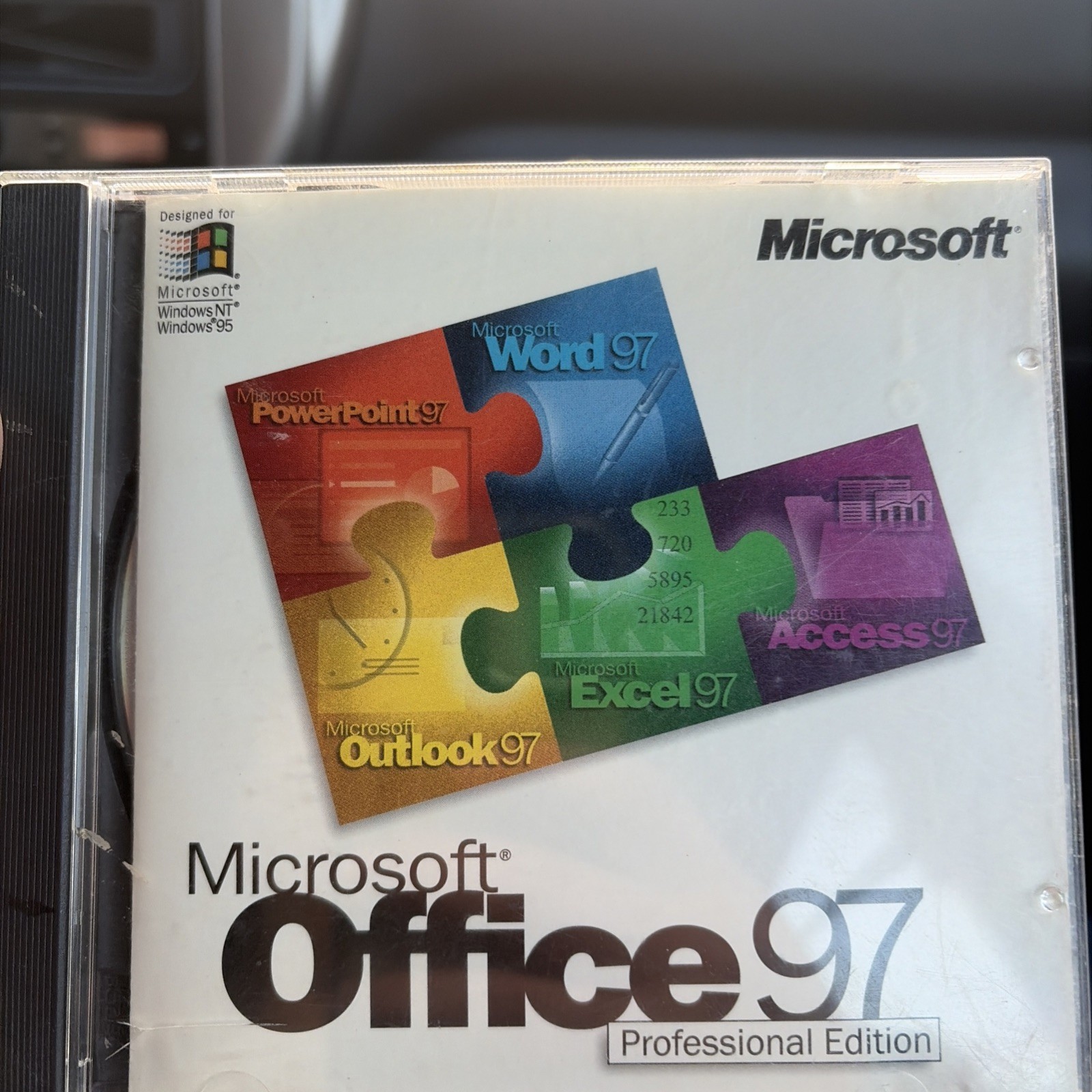 Microsoft Office 97 Professional Edition CD-ROM w/ product key
