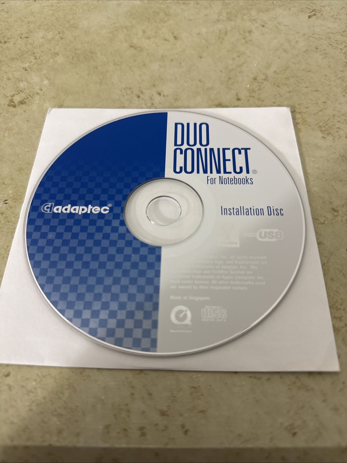 Adaptec DuoConnect Installation Disc