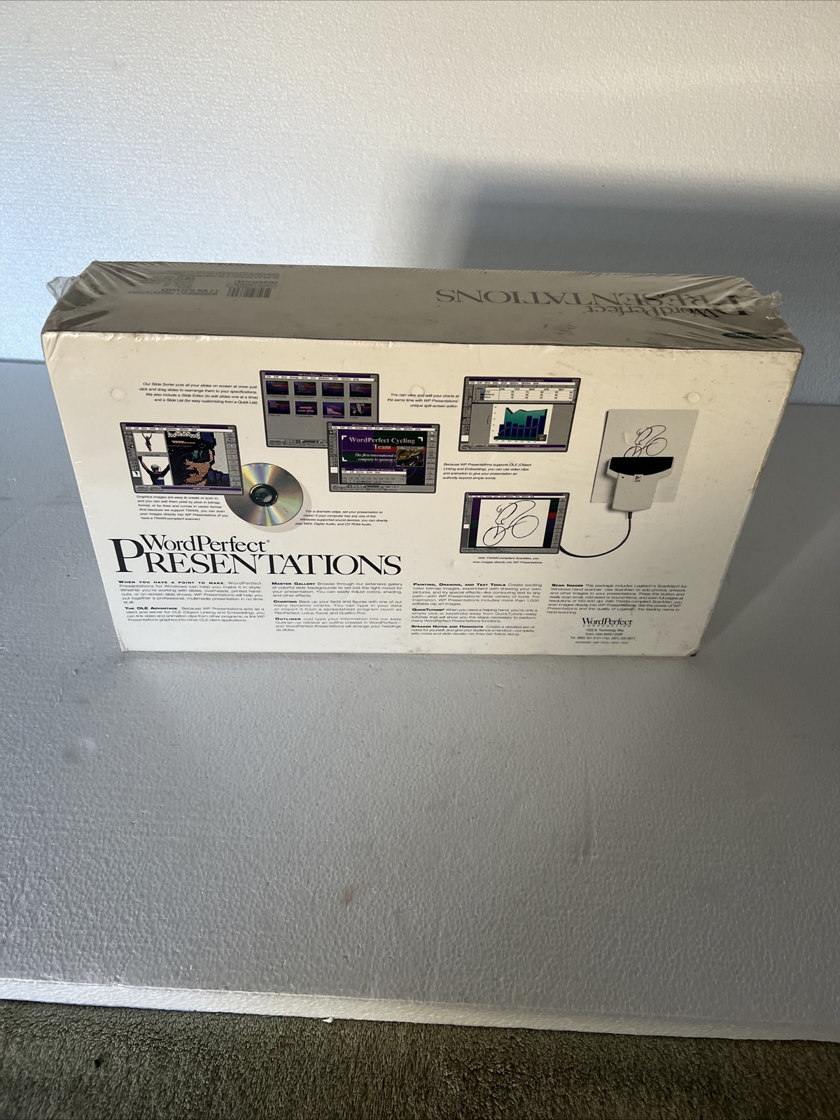 Word Perfect Presentations Version 2.0 With Scanner Sealed.