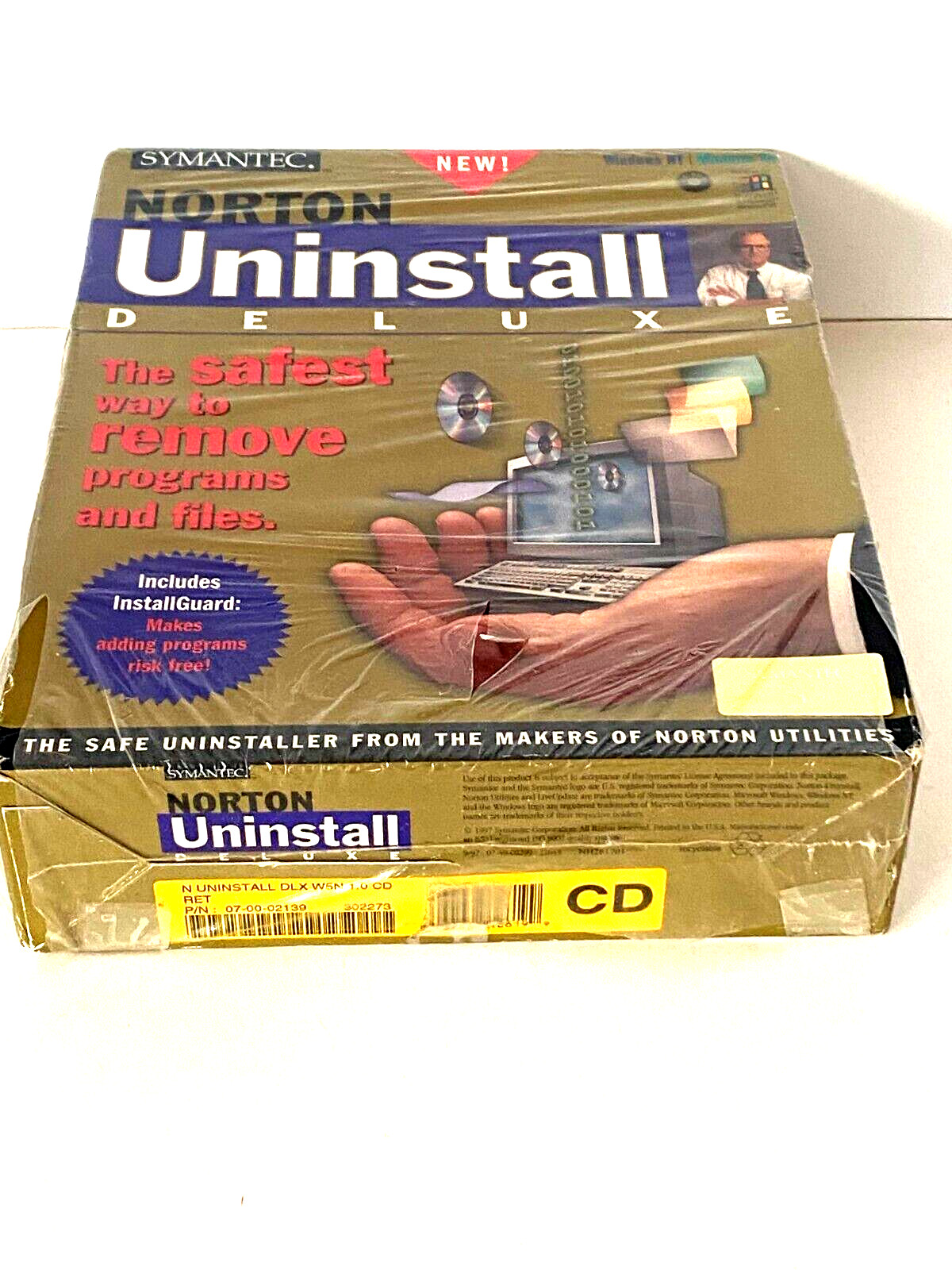 Norton Uninstall Deluxe by Symantec 1997 ~ CD-ROM