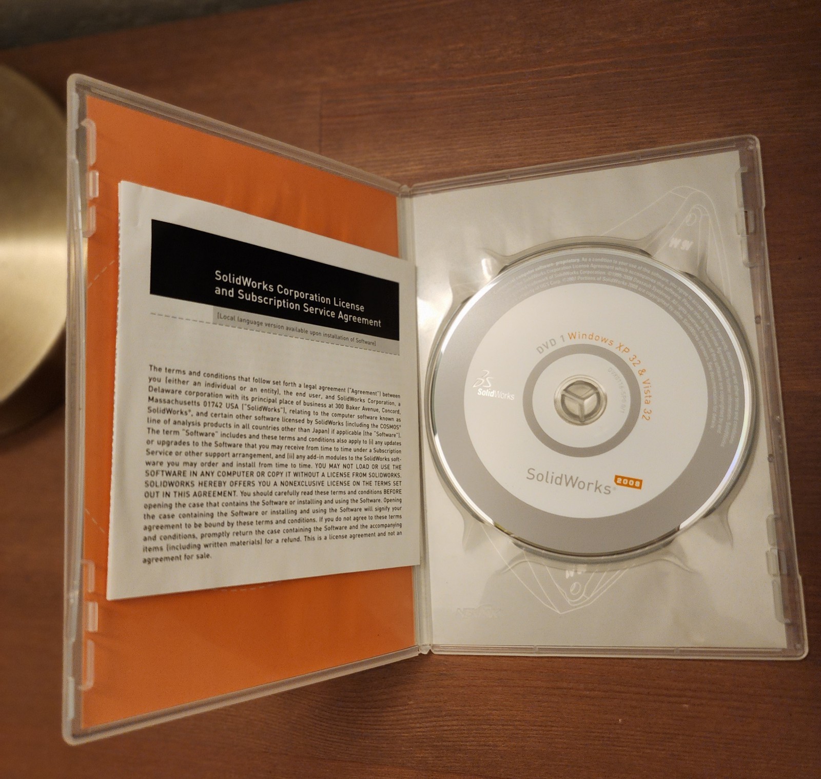 SOLIDWORKS 2008 OEM PRODUCT/ UPGRADE KIT 3D MODELING ENGINE.