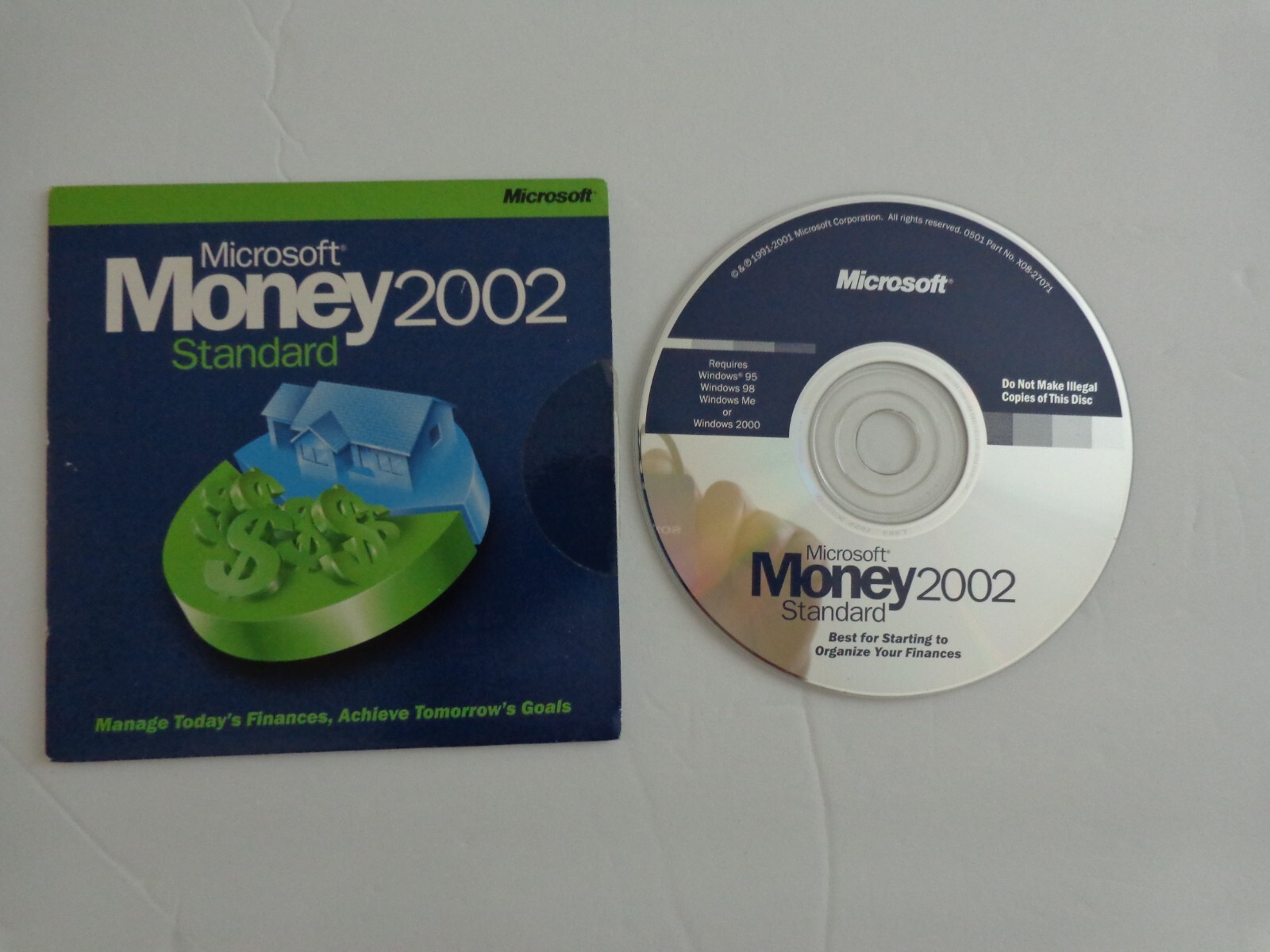 Microsoft Money 2002 Standard For Windows