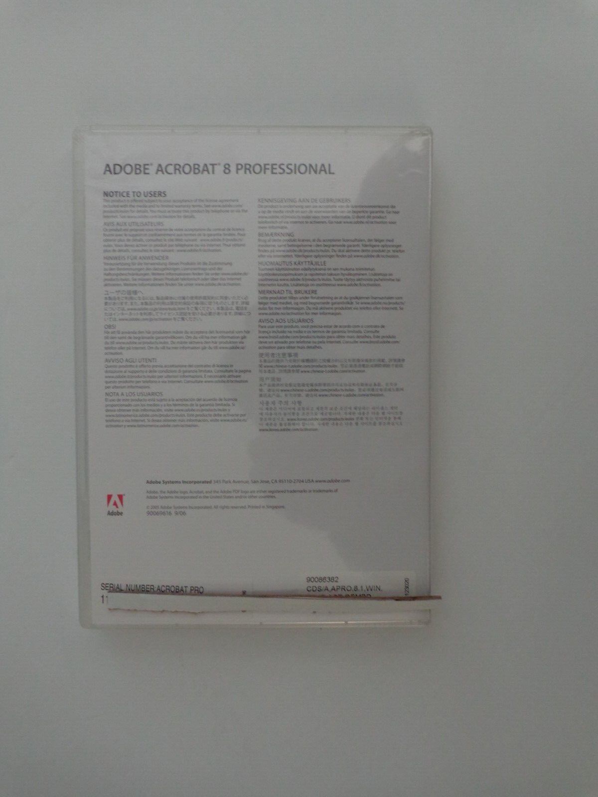 Adobe acrobat 8 professional for windows XP and old with Install key code (NEW)