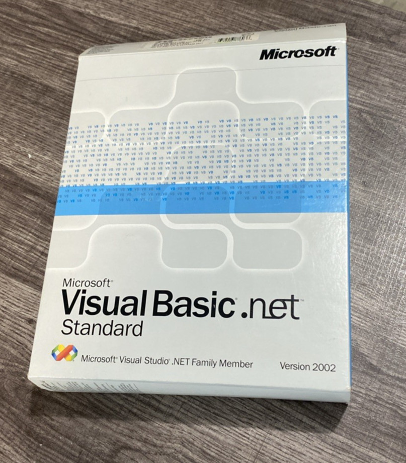 Microsoft Visual Basic .net Standard 2002 Open Box Complete