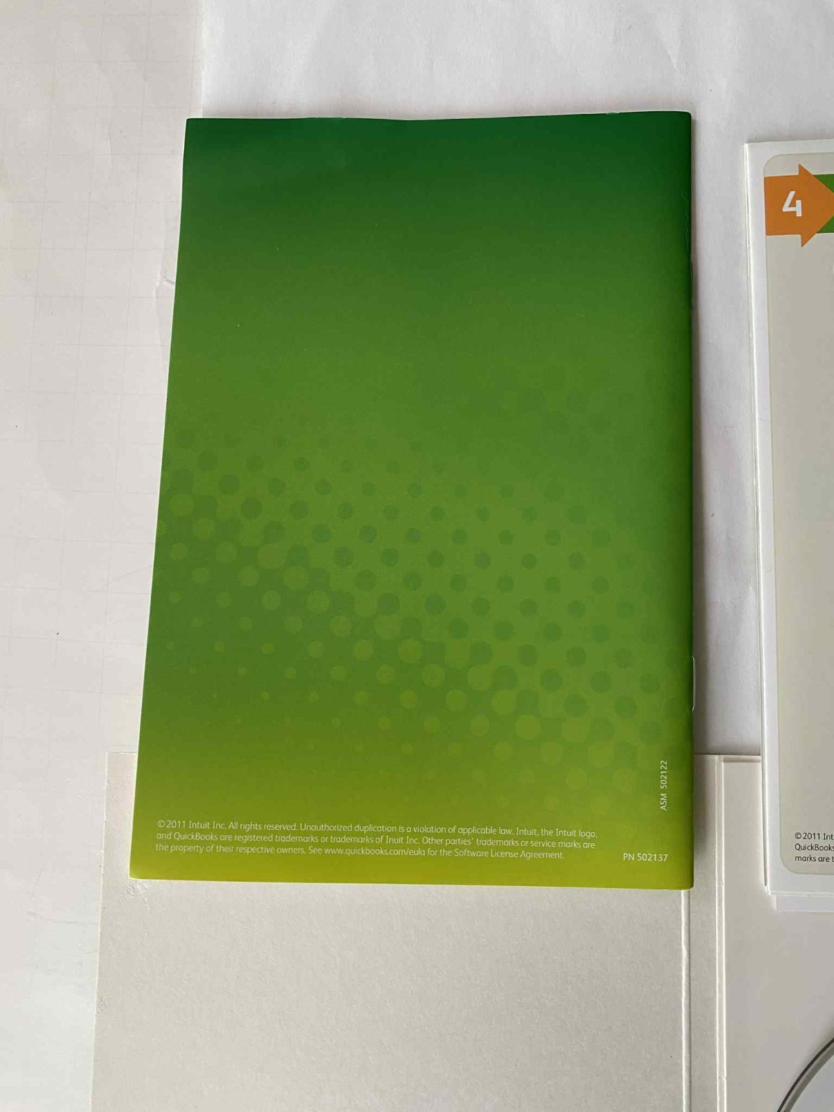 INTUIT QUICKBOOKS PRO 2012 FOR WINDOWS Start guide , CD , Installation guide use