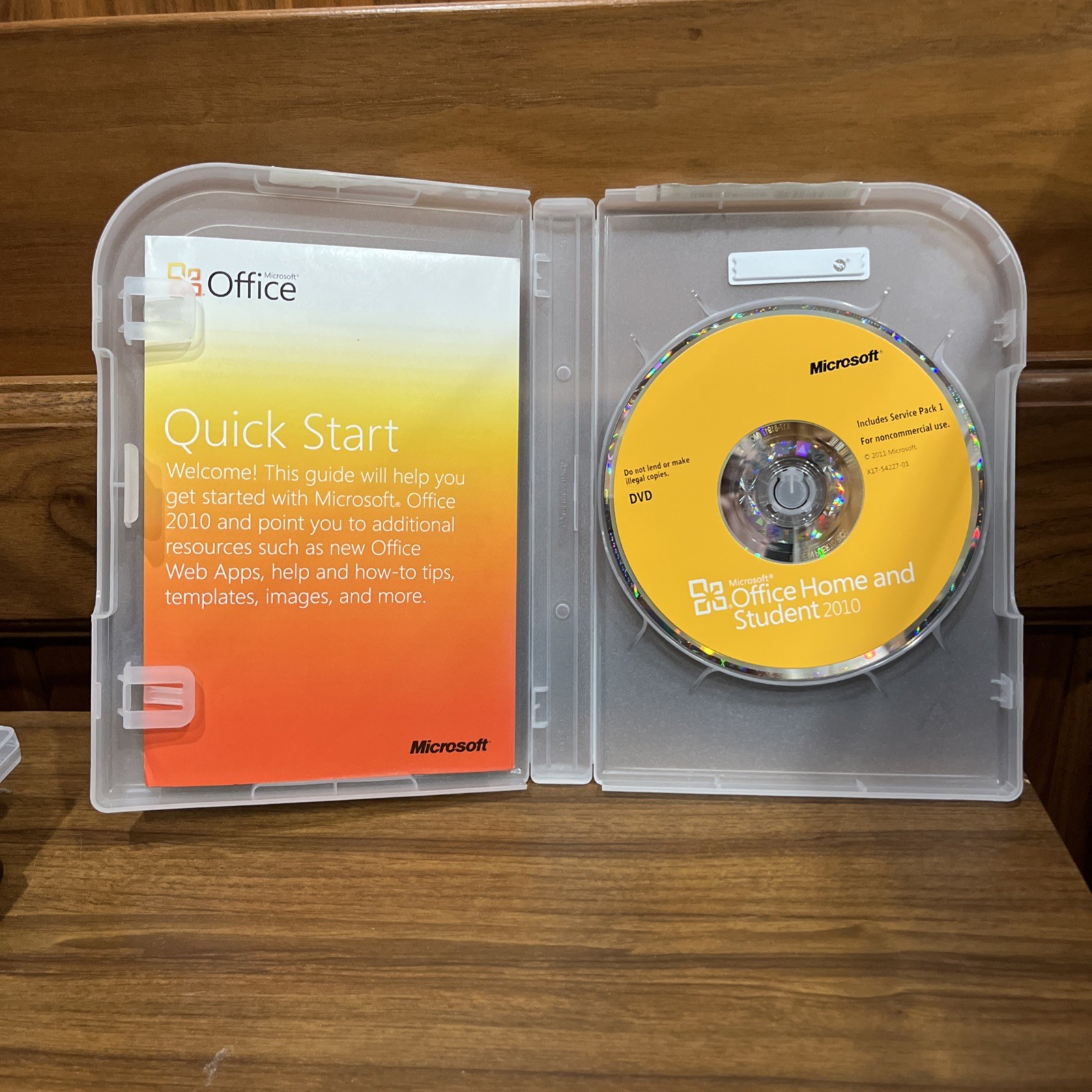 Microsoft Office 2010 Home and Student w/ Product Key & Original Packaging