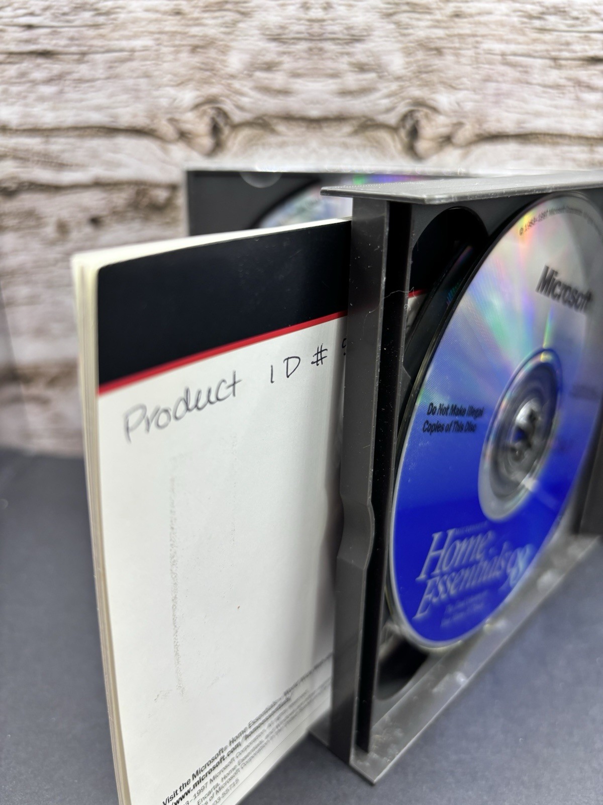 Microsoft Home Essentials 98 PC Software FOR Windows 95 4 Discs Original CD-ROM