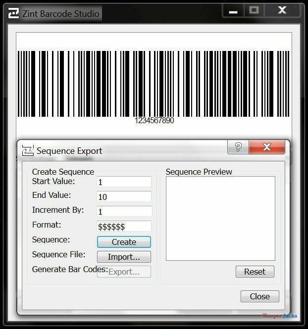 Zint Barcode Generator – UPC QR Code Creator Software – 50+ Formats – Windows CD