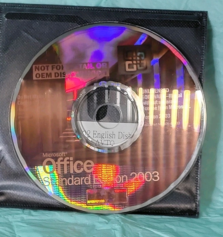Unused NEW Microsoft Office Basic Edition 2003 CD with Activation Code