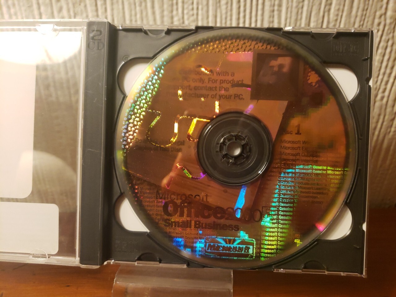 Vintage Software MS Microsoft Office 2000 Small Business – PC Computer 2 Disc