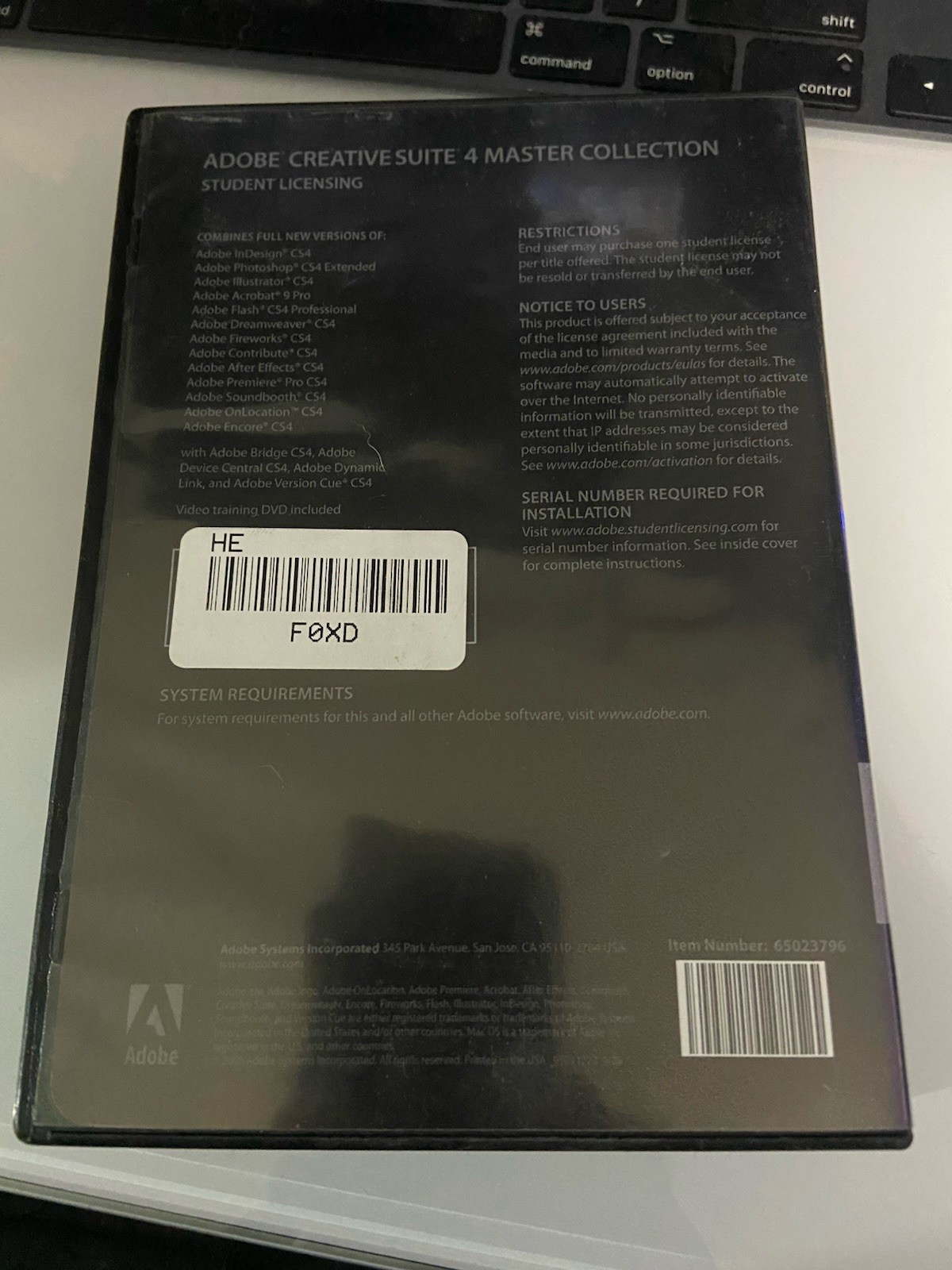 READ!!! Adobe Creative Suite 4 Master Collection For Mac OS Student Licensing