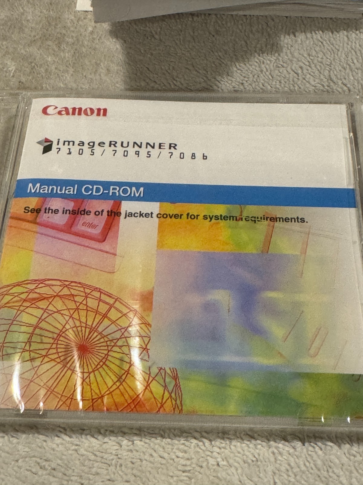 Canon ImageRunner Manual – CD ONLY NEW/SEALED!!!!