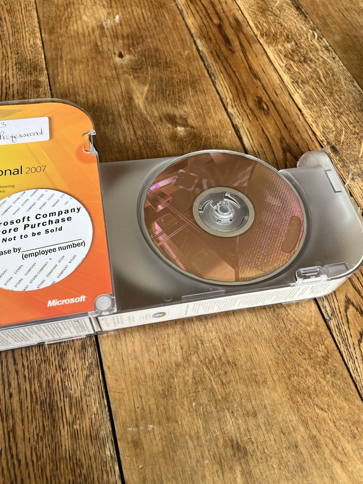 Microsoft Office Professional 2007 Retail Employee Version MS Pro Software