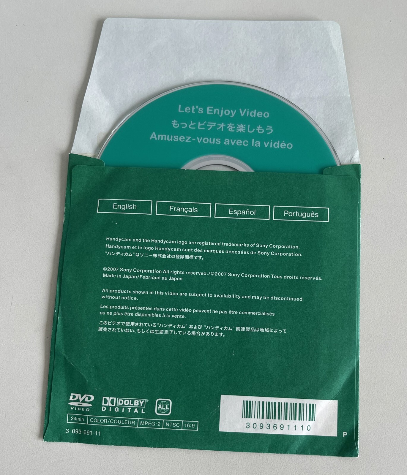 Sony Handycam PC Software Lot’s Enjoy Video CD Disc (What You See In Pictures)