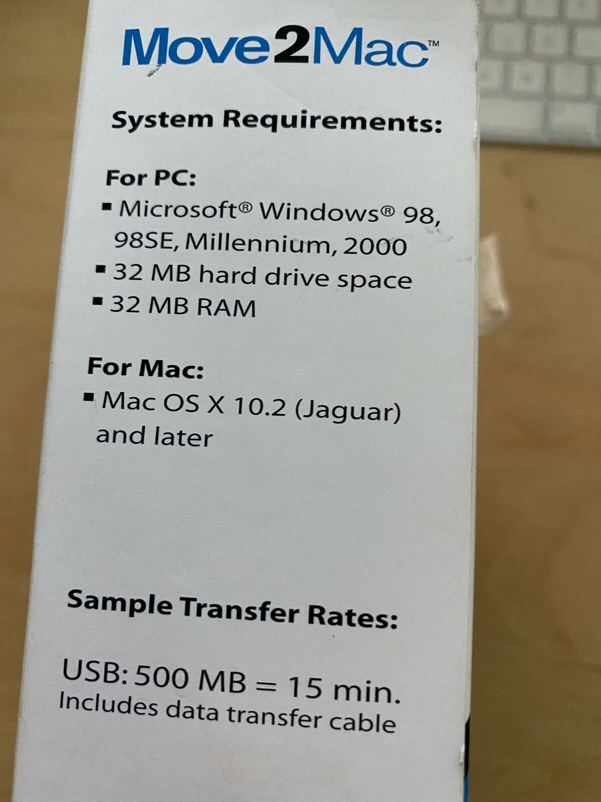 Move 2 Mac -Macintosh PC Transfer your data quickly and easily from PC to MAC