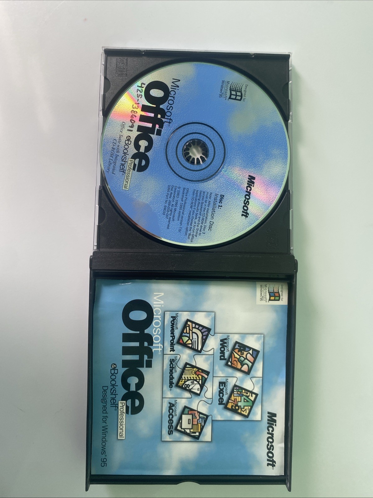 Microsoft Office Bookshelf Proffesional (PC, 1995)