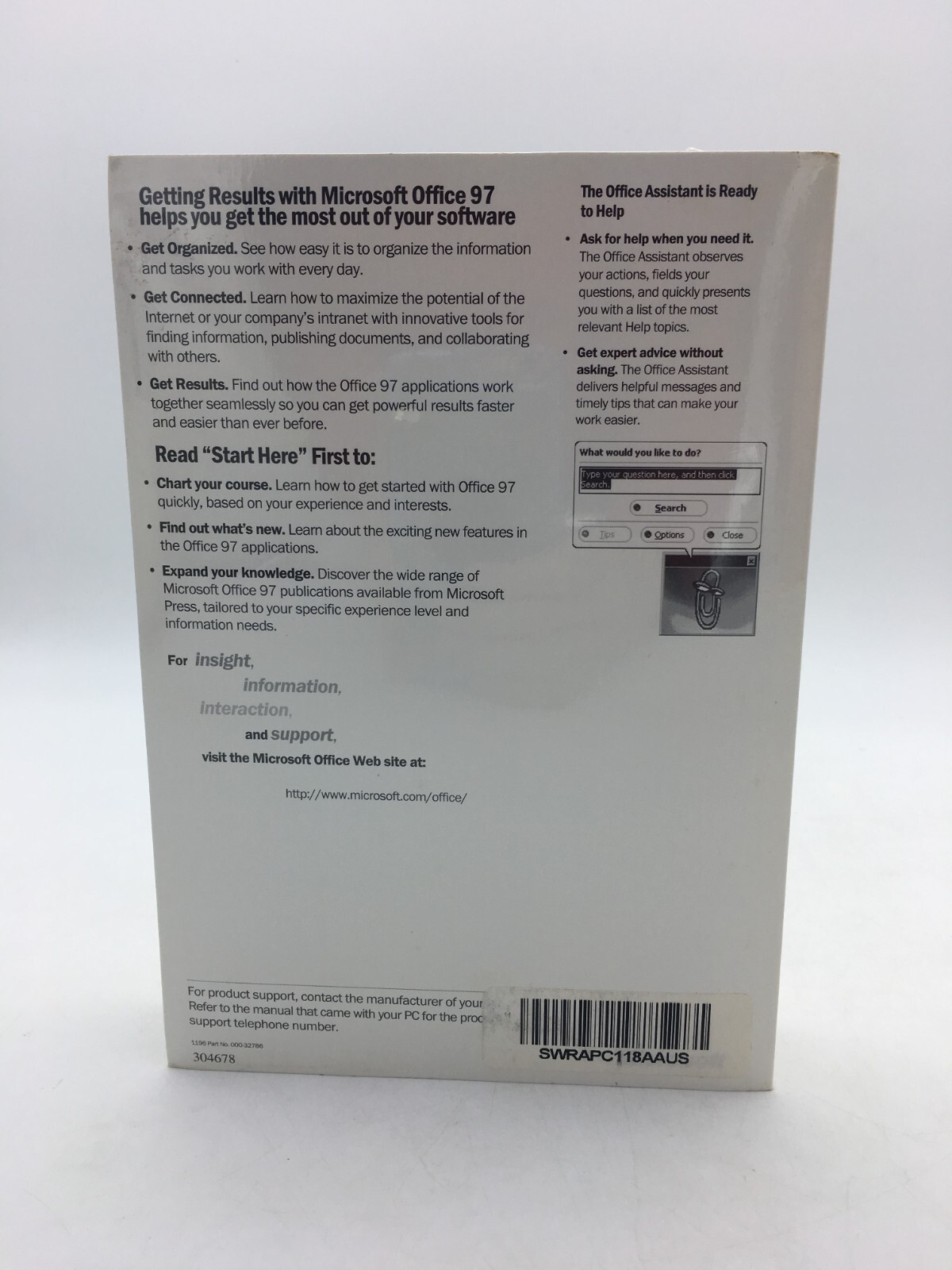 Getting Results With Microsoft Office 97 (Distribution Only w/ New PC) – Sealed