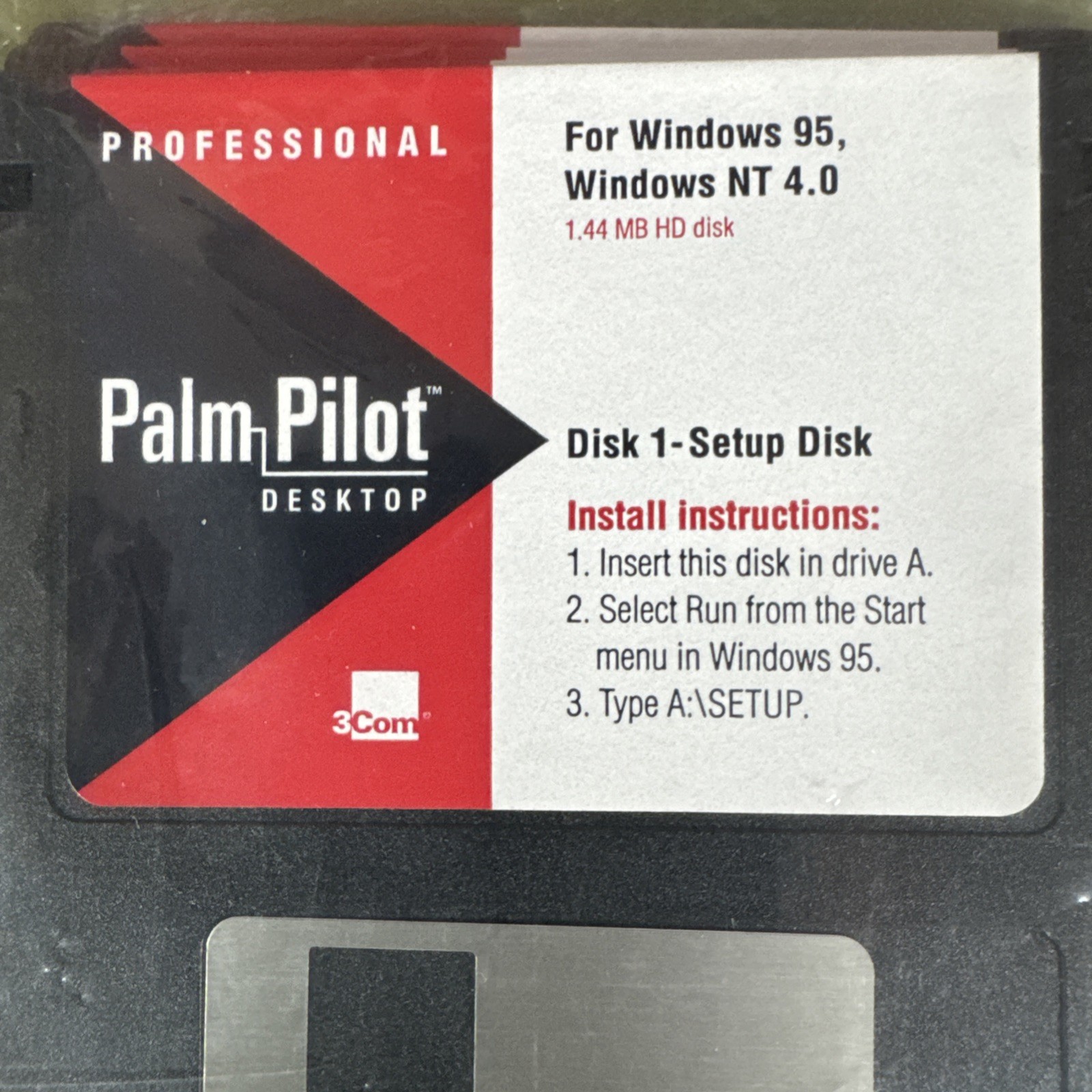 New Sealed set of 4 Palm Pilot Desktop Software Floppy Windows 95 & NT Software