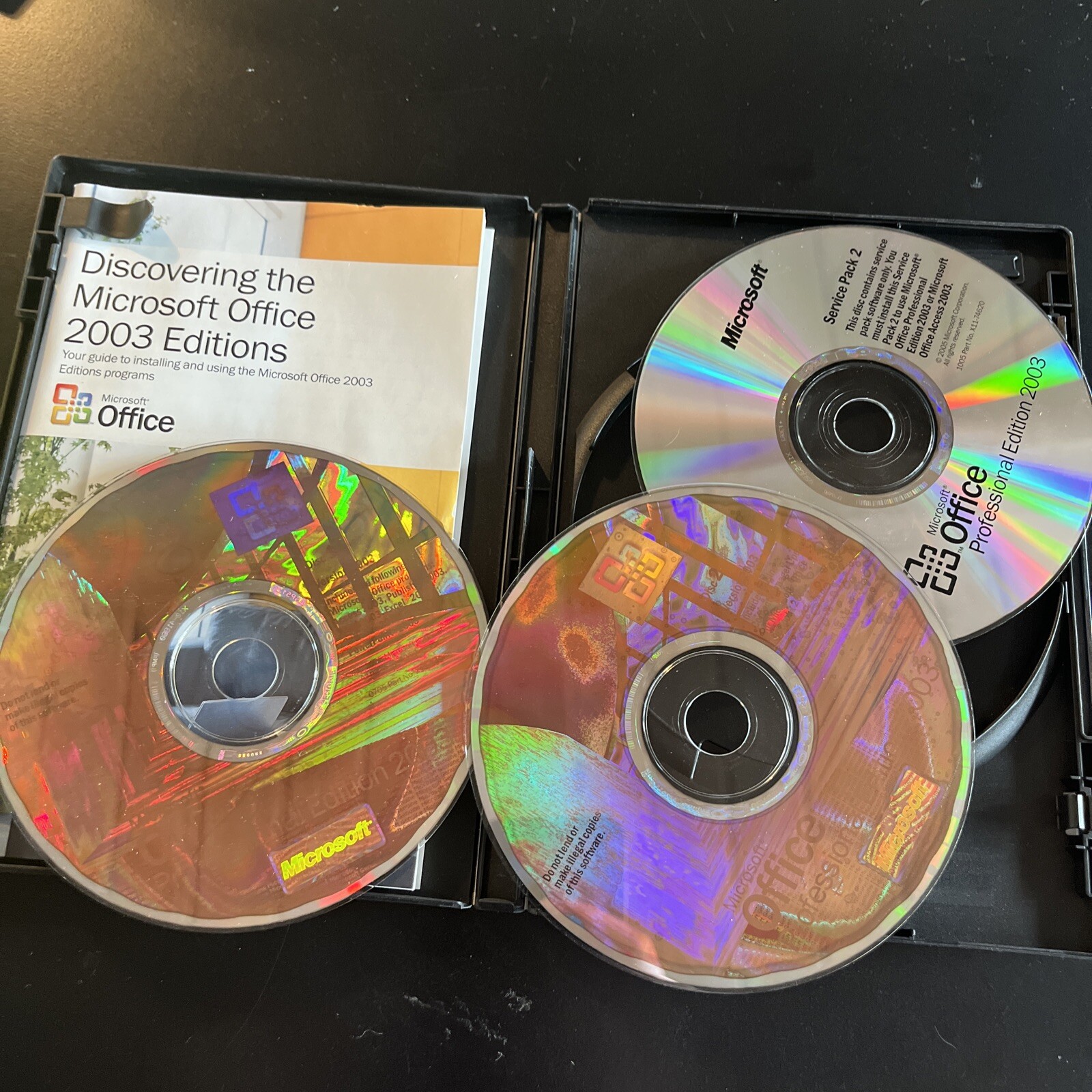 Microsoft Office 2003 Professional Licensed For 2 PCs Full Retail MS Pro =NEW=