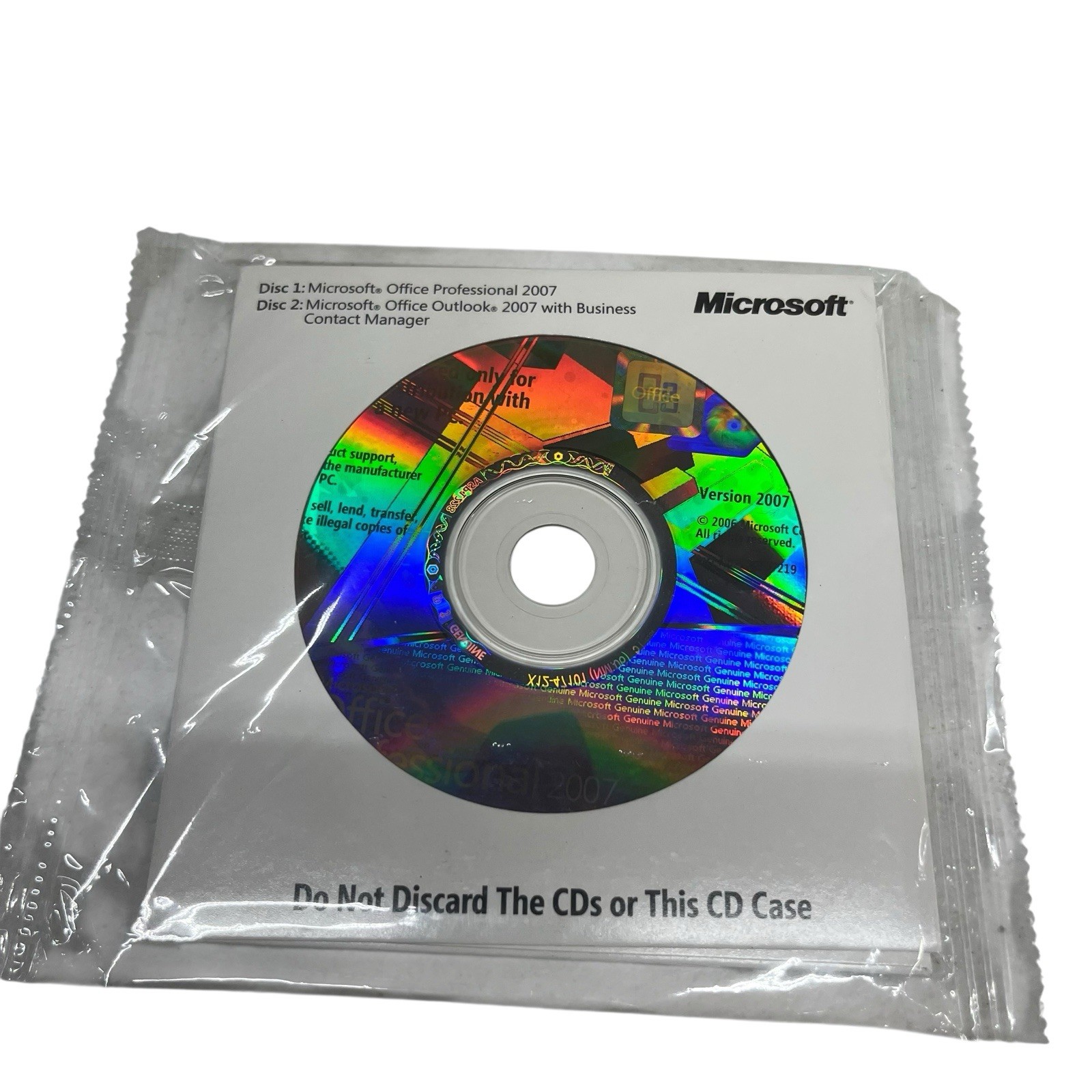 Microsoft Office Professional 2007 Full w/Business Contact Manager w product key