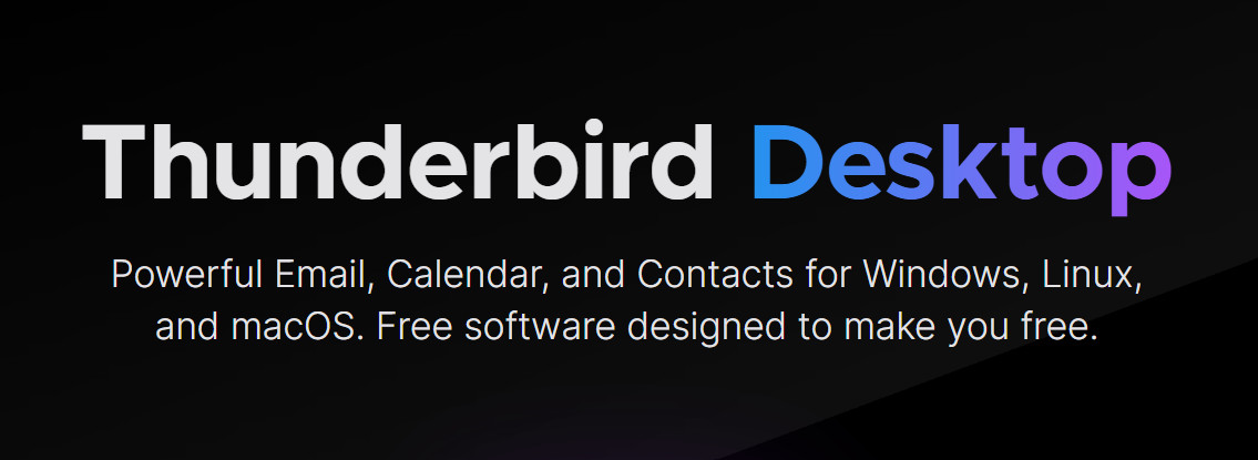Thunderbird Email and Chat Client – Windows/MacOS – DVD