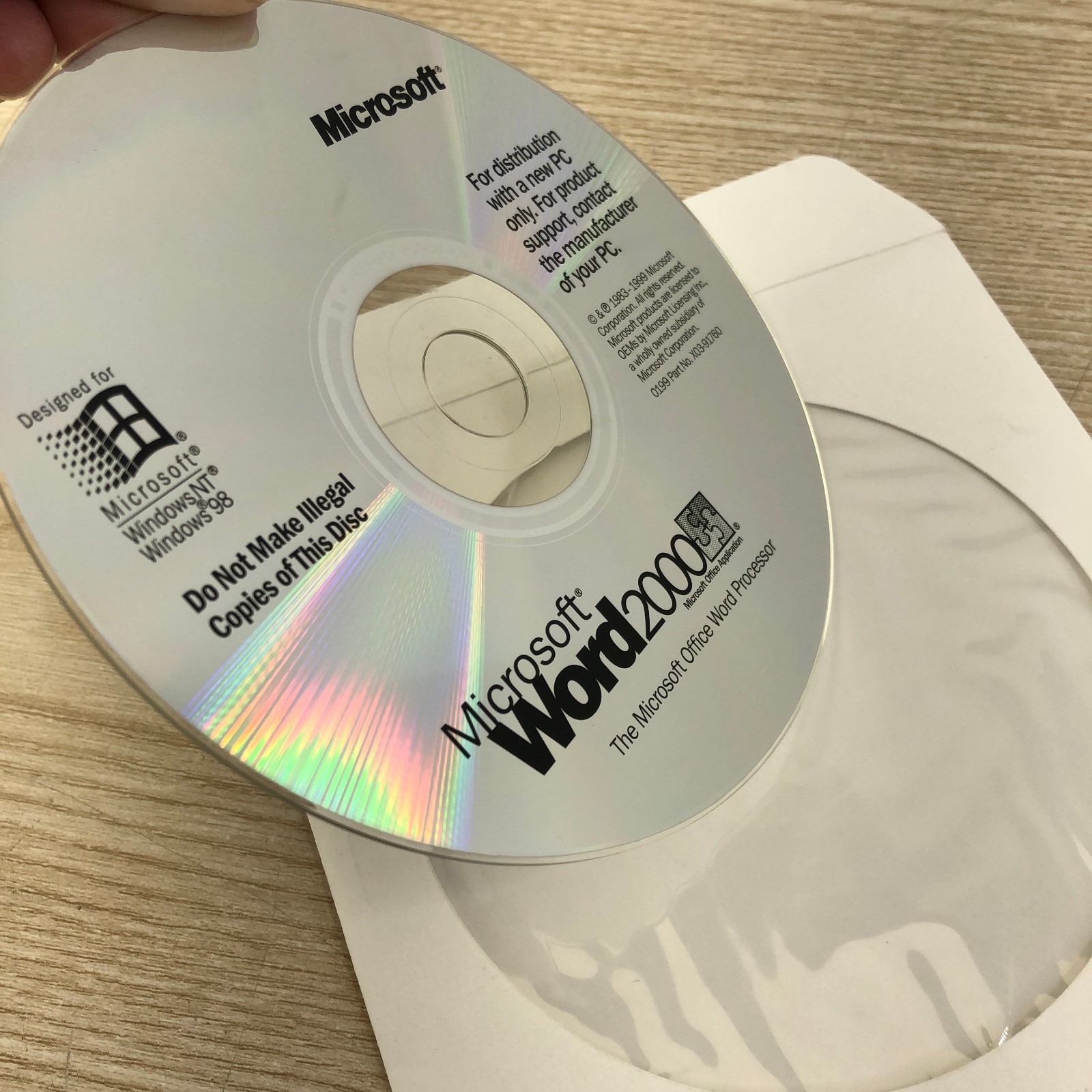 Microsoft Word 2000 Installation CD PC only Disk